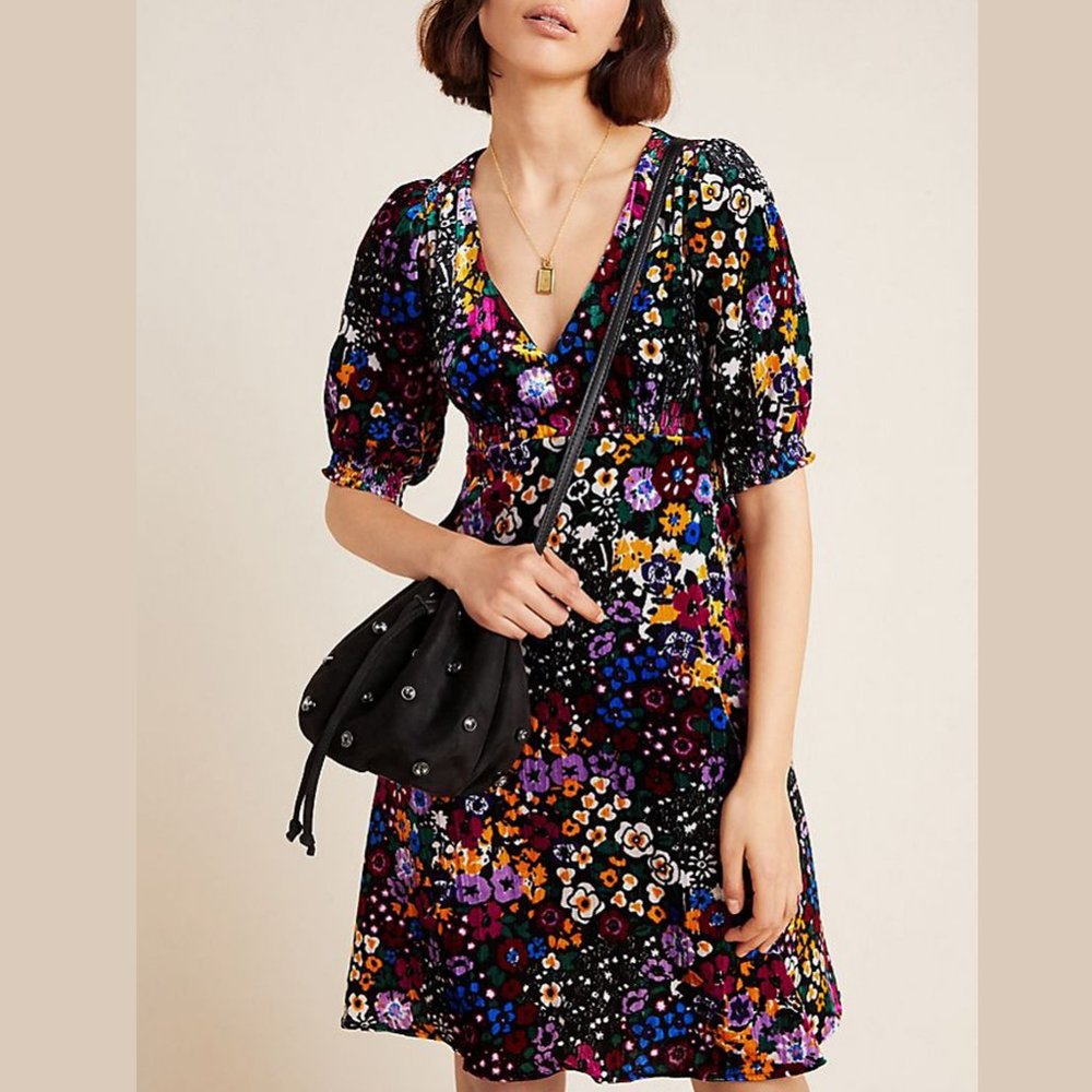 Floral Anthropologie dress